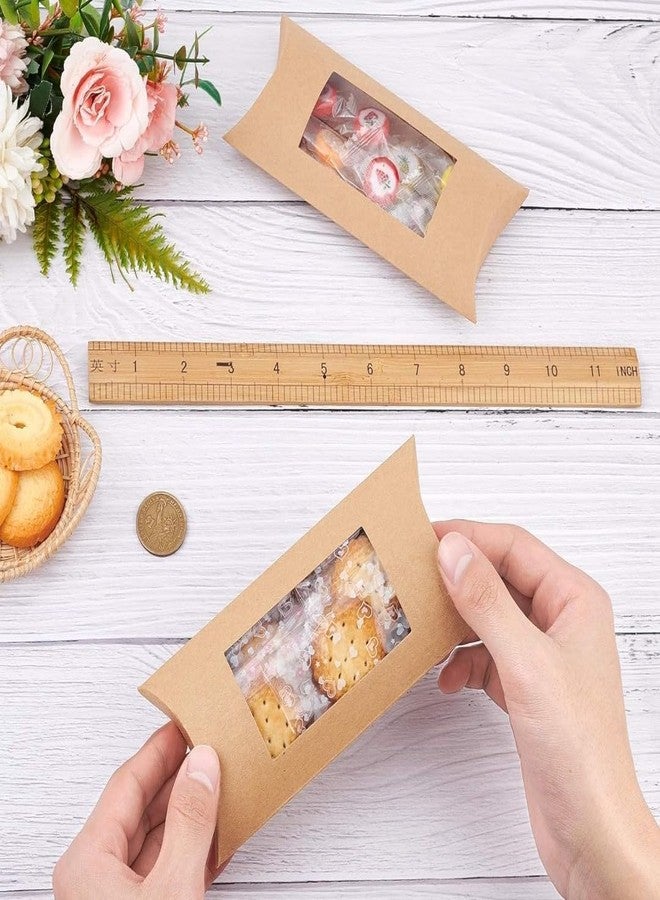 VRB Dec علب هدايا صغيرة بنية اللون قابلة للطي من VRB، ٥٠ قطعة، للتغليف/علب هدايا، علب هدايا فارغة، علب هدايا للتوزيع، هدايا تذكارية، شوكولاتة، فواكه مجففة، هدايا زفاف ومناسبات دينية. (٥٠ علبة بنية اللون) - Image 4